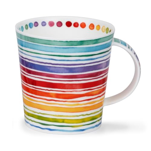 Dunoon Caingorm Tasse aus feinem Knochenporzellan gestreift