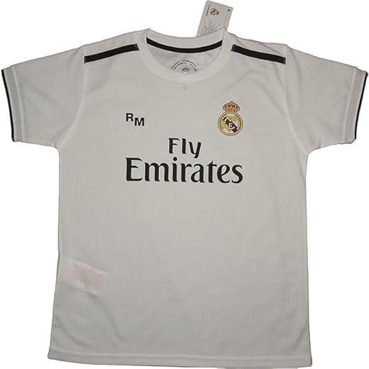 Real Madrid FC Camiseta Infantil Réplica Oficial Primera Equipación 2018/2019 (2 Años)