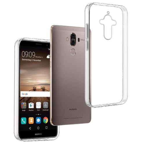 Pack 3x Cover in Gel TPU Trasparente per HUAWEI MATE 9, Ultra sottile 0,33 mm, Morbido Flessibile, Custodia Silicone