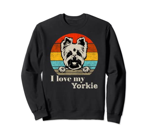 Yorkshire Terrier Camiseta I Love my Yorkie Sudadera