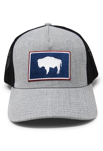 Image of International Tie State Hat for Men and Women, Adjustable Snapback Trucker Baseball Cap with Embroidered Patch
