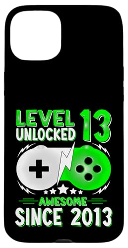 Level 13 Unlocked Birthday 13 Year Old Gifts 13th Birthday �X�}�z�P�[�X iPhone 15 Plus �p