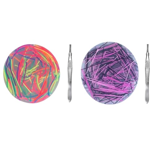 2 Pack Skin Picking Fidget Tools Sensory Picky Pad with Tweezers & String