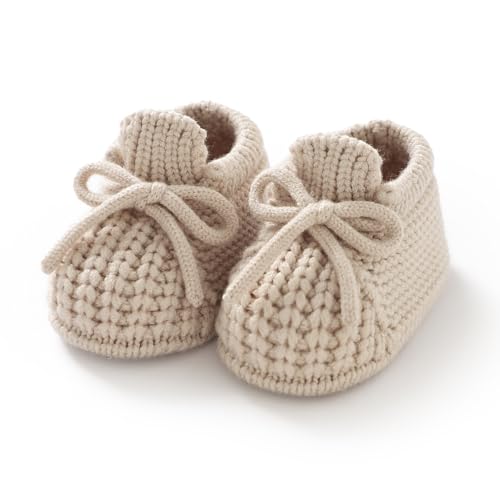 DovFanny Baby Booties Newborn Baby First Shoes Cozy Warm Knit