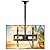 PERLESMITH Ceiling TV Mount for 26-65 inch Flat Screen Displays, Max VESA 400x400mm, Hanging Adjustable Ceiling TV Bracket Fits Most LCD LED OLED 4K TVs, Pole Ceiling Mount Holds up to 110lbs, PSCM2