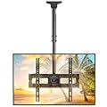 PERLESMITH Ceiling TV Mount for 26-65 inch Flat Screen Displays, Max VESA 400x400mm, Hanging Adjustable Ceiling TV Bracket Fits Most LCD LED OLED 4K TVs, Pole Ceiling Mount Holds up to 110lbs, PSCM2