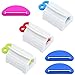 DXLing 6 Piezas Exprimidor de Pasta de Dientes Clips de Soporte Tubo de Plástico Universal Enrollable y Simple Extrusor de Tubo Rotación Fácil Pasta de Dientes Dispensador para Accesorios de Baño