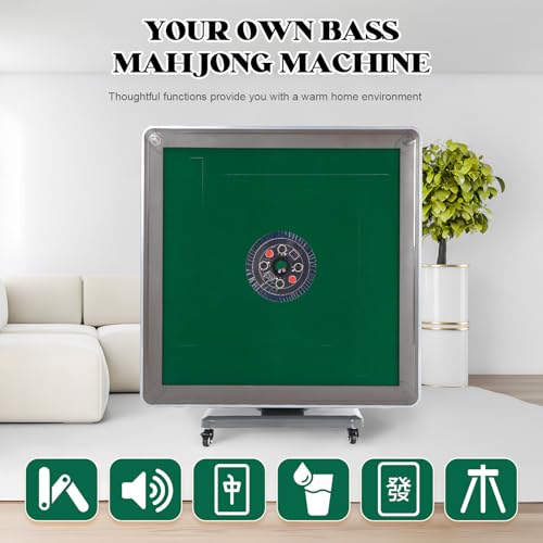 Mesa automática plegable de Mahjong con ruedas miniatura 4