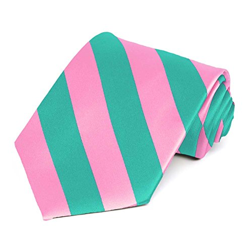 Image of tiemart Men's Striped Tie Standard Length