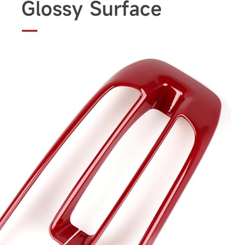 Image of Car Gas Center Gear Shift Panel Decals for Honda CR-V 2017-2022 Accessories CRV ABS Stickers, Red