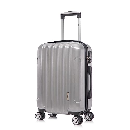 1990s Maleta de Cabina PC 55x39x21cm (45L) - 20 Pulgadas - Plateada