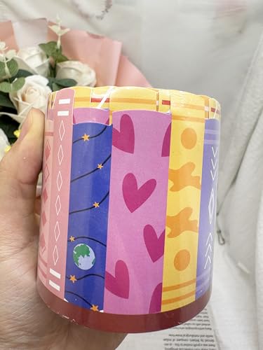 68.9ft Colorful Bookshelf Border Trim - Back to School Books Rolled Border Trim Bookshelf Bulletin Board Set Library Classroom Office Chalkboard Kindergarten Elementary Home Wall Party Decoration