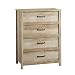 Sauder Cannery Bridge 4-Drawer Chest, Lintel Oak finish