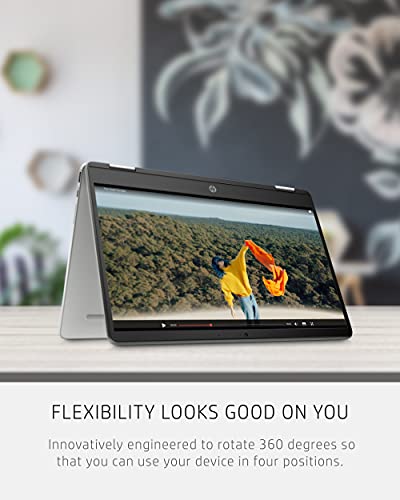 Image of HP Chromebook x360 14a 2-in-1 Laptop, Intel Pentium Silver N5030, 4 GB RAM, 64 GB eMMC, 14? HD Micro-Edge Touchscreen, Chrome OS, 720p Webcam, Dual Speakers, Long Battery Life (14a-ca0023nr, 2021)