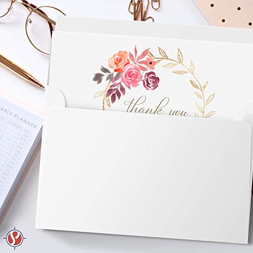 Greeting Cards Set – 5X7 Blank White Cardstock And Envelopes Perfect For Business, Invitations, Bridal Shower, Birthday, Interoffice, Invitation Letter, Weddings And All Occasion – Bulk Set Of 25 #TOP3