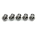 BIQU Upgrade Wear Resistant MK10 Nozzles M7 0.4mm Threaded Stainless Steel Nozzle Extrusion Head (Pack of 5pcs)