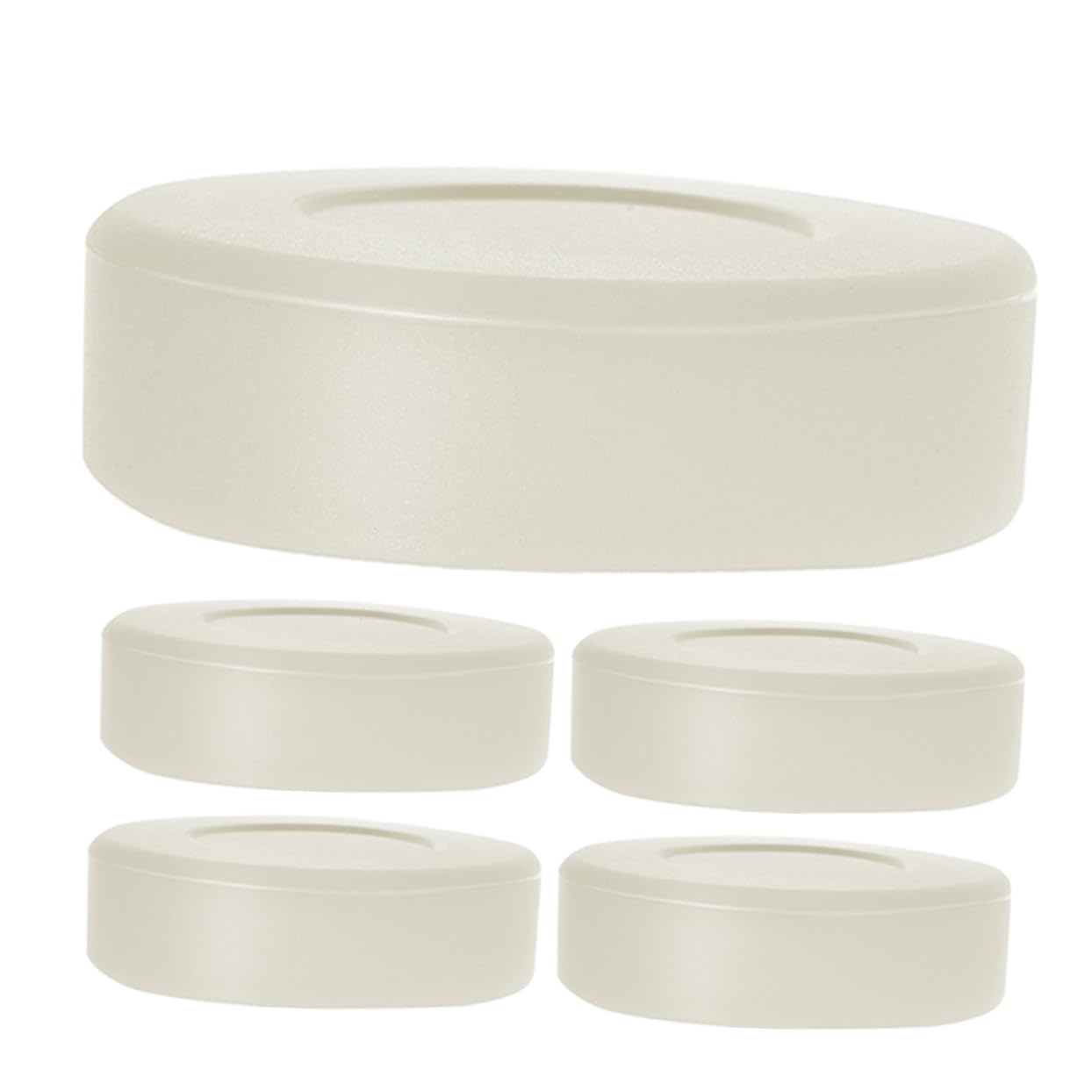 Happyyami Glowing Ice Hockey 5pcs PVC Hockey Balls for Night Training Supplies for Young Players