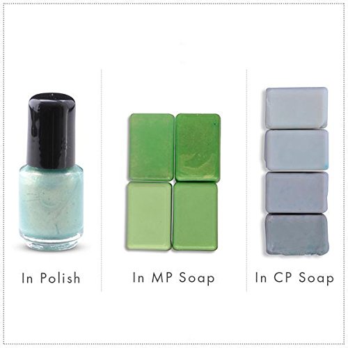 Lucky Green Luxury Mica Colorant Pigment Powder Cosmetic Grade Glitter Eyeshadow Effects for Soap Candle Nail Polish 4 oz