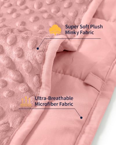 Image of Mr. Sandman Cooling Weighted Blanket for Adults, Queen Size 15 lbs, 60″x80″