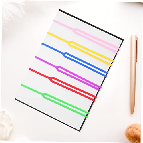 Marque Pages Silicone Réutilisables Accessoires de Lecture Amusants Étudiants