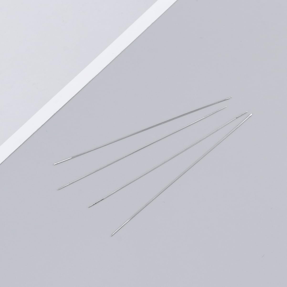 KONTONTY 76mm Beading Needles Kit 4 Pieces Suitable for Embroidery Sewing Crafting Sturdy and Construction