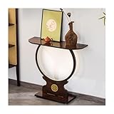 Conçue pour les petits appartements : Avec sa silhouette fine et peu encombrante, cette table console étroite s'intègre parfaitement contre le mur pour optimiser l'espace au sol. Elle offre une surface généreuse pour ranger clés, portefeuilles, sacs et objets décoratifs, gardant ainsi votre entrée ordonnée et élégante.