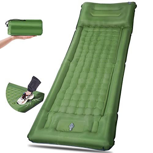 Catálogo para Comprar On-line Colchoneta individual - los más vendidos. 45 Colchones Inflables, 12cm Colchón de Aire para Acampar Colchoneta Portátil y Plegable Colchón Inflable Ultraliviano con Botones Adapto Multijugador y Individual para Camping...