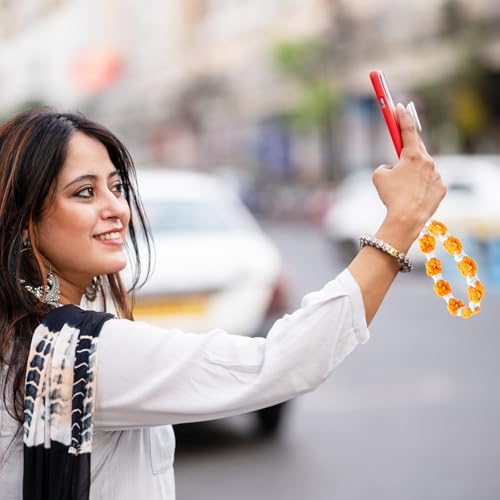 Llavero de coche pulseras Mikovivi hechos a mano en macramé con cordón de muñeca boho para mujer 8