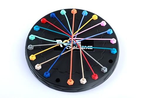 Deal Hub Rope Challenge Strategy Board Game โ Interactive Elastic String Puzzle โ Creative STEM Tabletop Game for Kids and Adults โ Fun Family Skill-Building Toy