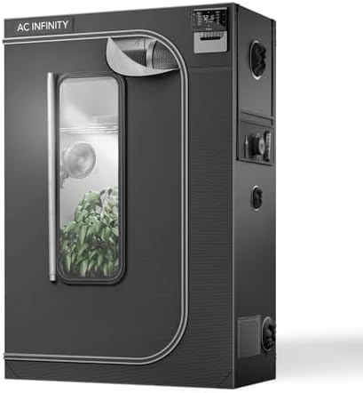 AC Infinity CLOUDLAB 642, Advance Grow Tent 4x2, Thickest 1" Poles, 2000D Mylar Canvas, Lab-Tested Highest Reflectivity,...