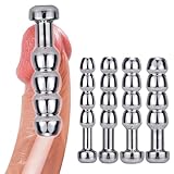 BDSMJOY Harnröhren Dilatatoren Set,Dilator Harnröhre Hohl Edelstahl,erotisches Plugs Sexspielzeug für Männer Solo,Penis Plug Katheter Harnröhre Sounding Prostata Stimulation (Advanced)