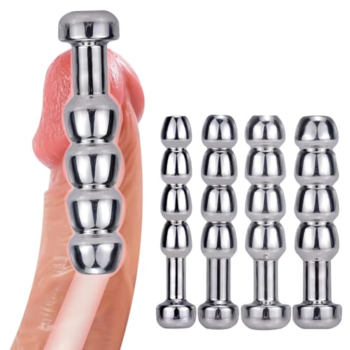 BDSMJOY Harnröhren Dilatatoren Set,Dilator Harnröhre Hohl Edelstahl,erotisches Plugs Sexspielzeug für Männer Solo,Penis Plug Katheter Harnröhre Sounding Prostata Stimulation (Advanced)