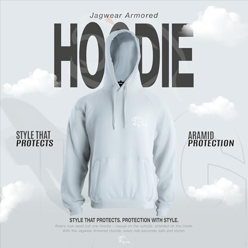 Image of JAG Motorcycle Protective Hoodie with Partial Aramid Lining, Riding Jacket