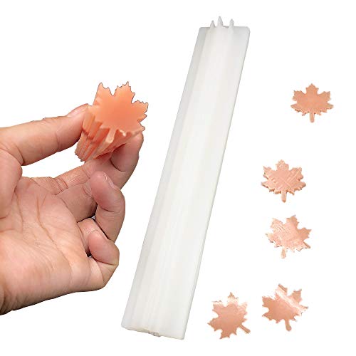 Echodone Maple Leave Tube Column Silicone Soap Candle Mold Embed Soap Making Supplies Silicone Mold For Soap #TOP2
