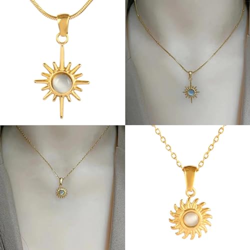 Chaîne et pendentif pierre naturelle rose pour sublimer vos tenues d'été