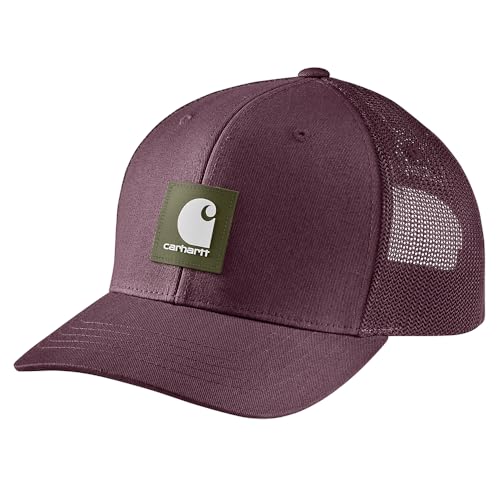 Image of Carhartt Men's Rugged Flex Twill Mesh-Back Logo Patch Cap