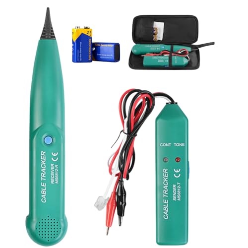 CLIUNT Kabelbruch Suchgerät Mähroboter Cable Tracker Kabelfinder Kabeltester Leitungssucher Kabelbruch finder mähroboter Kabelsucher Leitungssuchgerät für Netzwerkkabel Tester