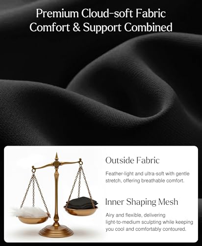 Image of Popilush Shapewear Bodysuit Plunge Deep V Neck Backless Going Out Tank Tops