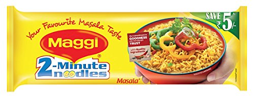 Image of Maggi 2-Minutes Masala Noodles, 420 G [Pack of 16] - 6720 Gm