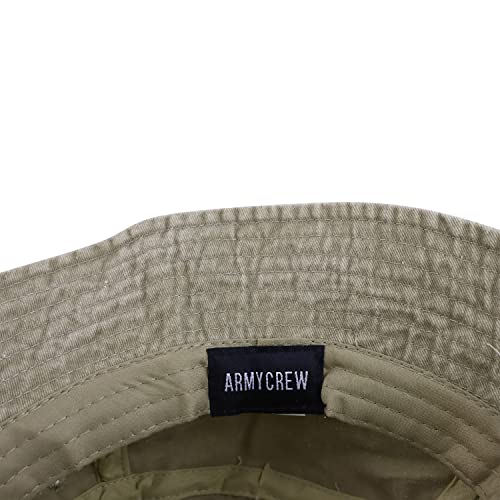 Image of Armycrew XXL Oversize Pigment Dyed Washed Bucket Hat Fits Upto 3XL
