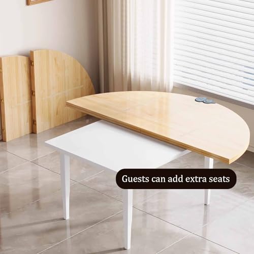 Plateau de table rond pliable 160cm solution pour manque de place - 8