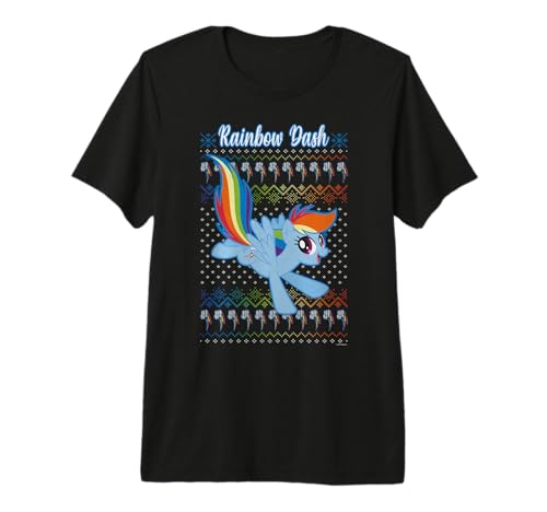 My Little Pony Rainbow Dash t-shirt cadeau de Noël original rigolo