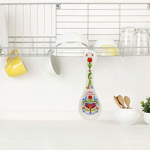 Decorative Ceramic Kitchen Spoon Rest By E.h.g | Birds Artwork "Nana Is The Greatest" #TOP1