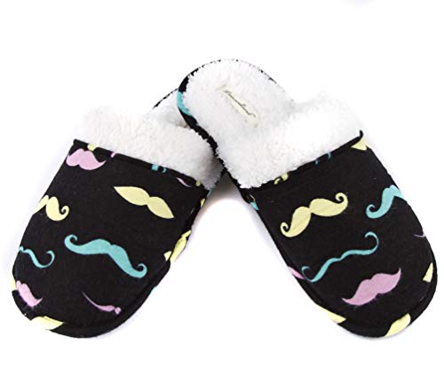 Leisureland Women's Cotton Flannel Cozy Slippers2