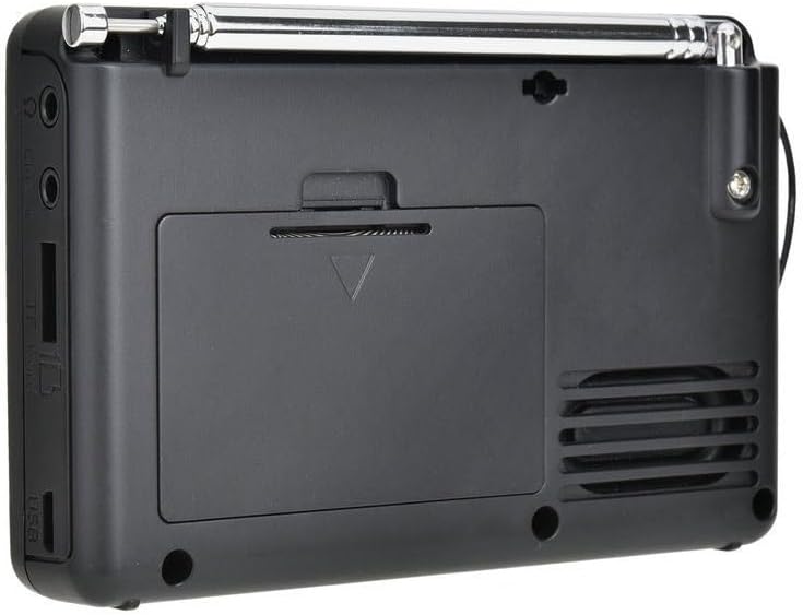 Vista 6 de TJLSS Portable Digital Radio LCD Display FM AM SW Radio with Speaker Power-Off Memory Function Radio