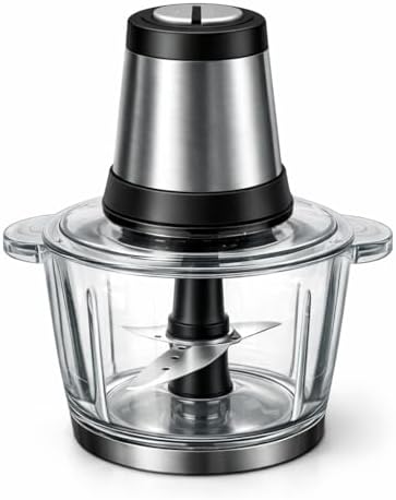 Multiprocessador de Alimentos 2L Copo de Vidro Triturador Elétric...