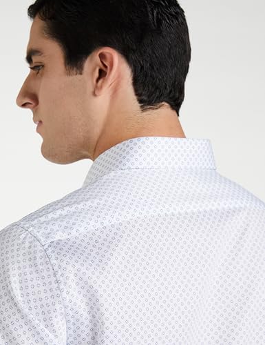 Image of Van Heusen Formal Printed Shirt for Men| Premium Cotton| Full Sleeves| Slim Fit |Breathable Fabric