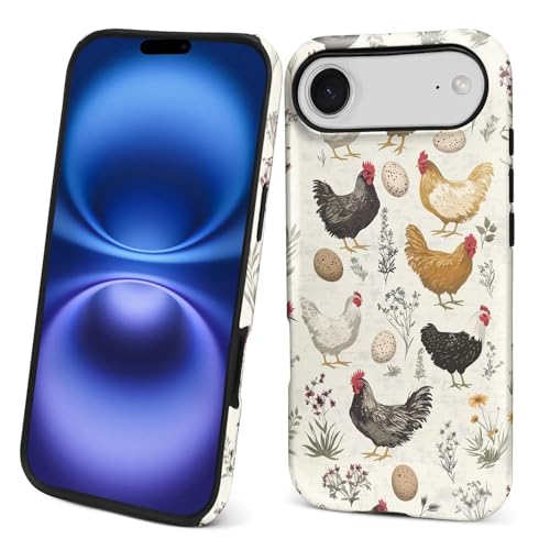 Coque pour PT 17 A motif coq rétro étui silicone liquide mat