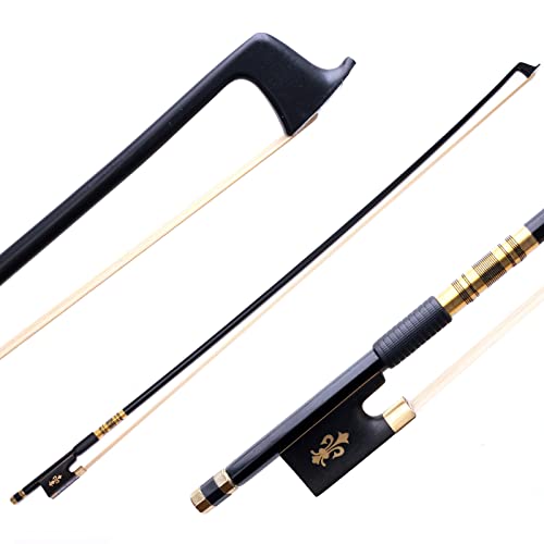 Image of AMZZ 4 /4 Full Size Professional Carbon Fiber Violin Bow With Case