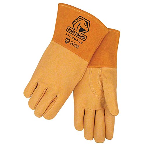 Black Stallion 39Chmpcr A2 Cut Resistant Pigskin Mig Glove, Large #TOP30